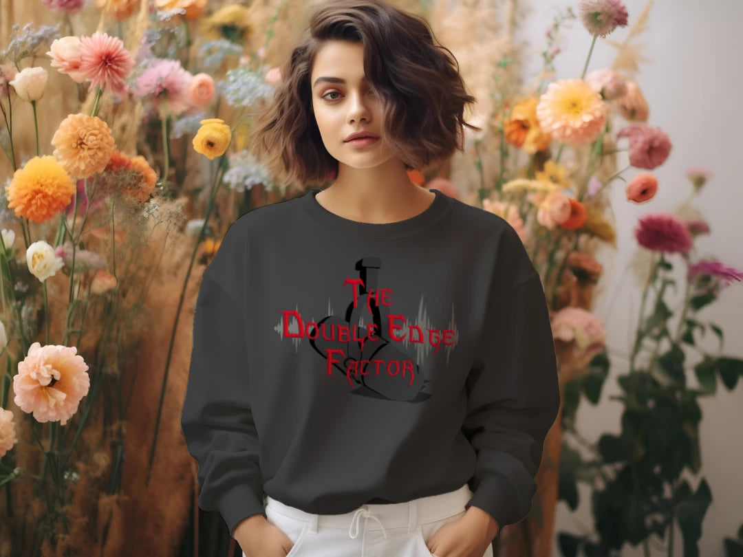 TDEF Crewneck - Red/Gray