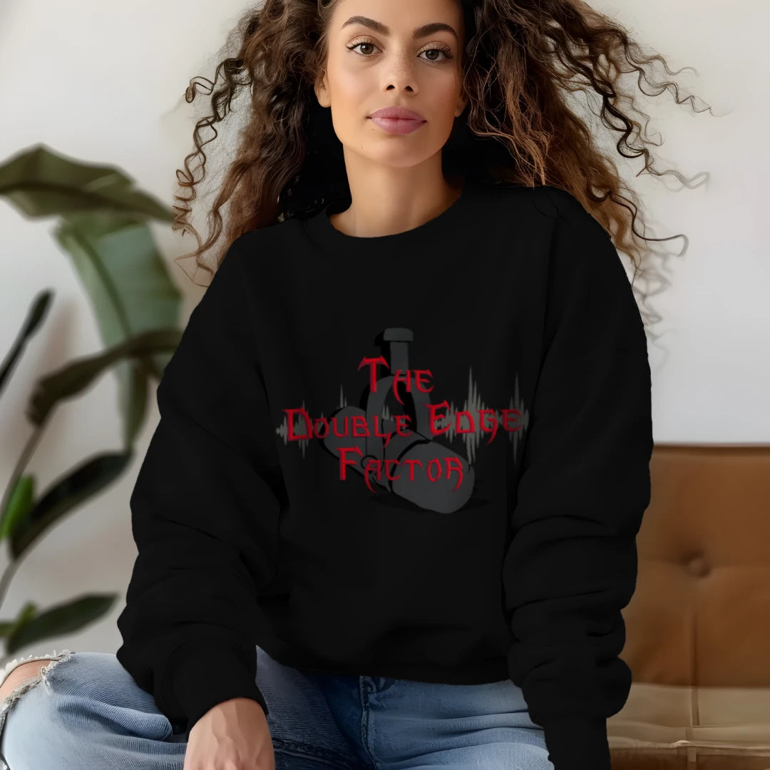 TDEF Crewneck - Red/Gray
